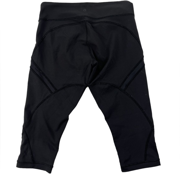 Lululemon Women’s Black Capri Legging Size 6 - Picture 9 of 11